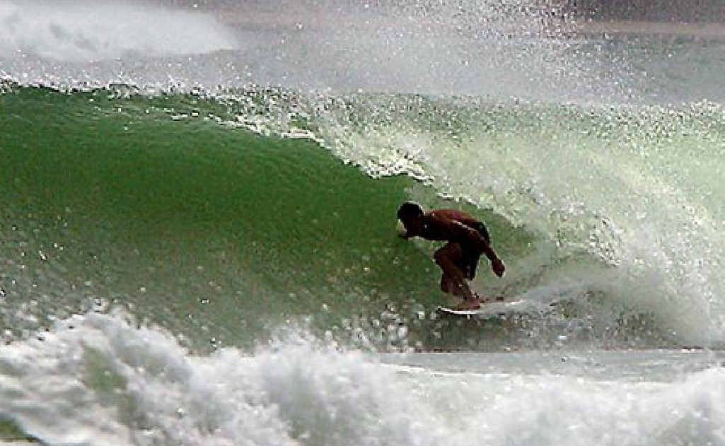ABOVE: One of the beach breaks that’s been firing; sorry, no hints. BELOW: Yoko pulling out some fancy footwork as the section shuts down. BOTTOM: The quality of sand on the open beaches has kept waves happening even as the swell dropped. ABOVE: One of the beach breaks that’s been firing; sorry, no hints. BELOW: Yoko pulling out some fancy footwork as the section shuts down. BOTTOM: The quality of sand on the open beaches has kept waves happening even as the swell dropped.